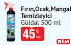 GÜLDAL FIRIN/OCAK/MANGAL TEMİZLEYİCİ 500 ML